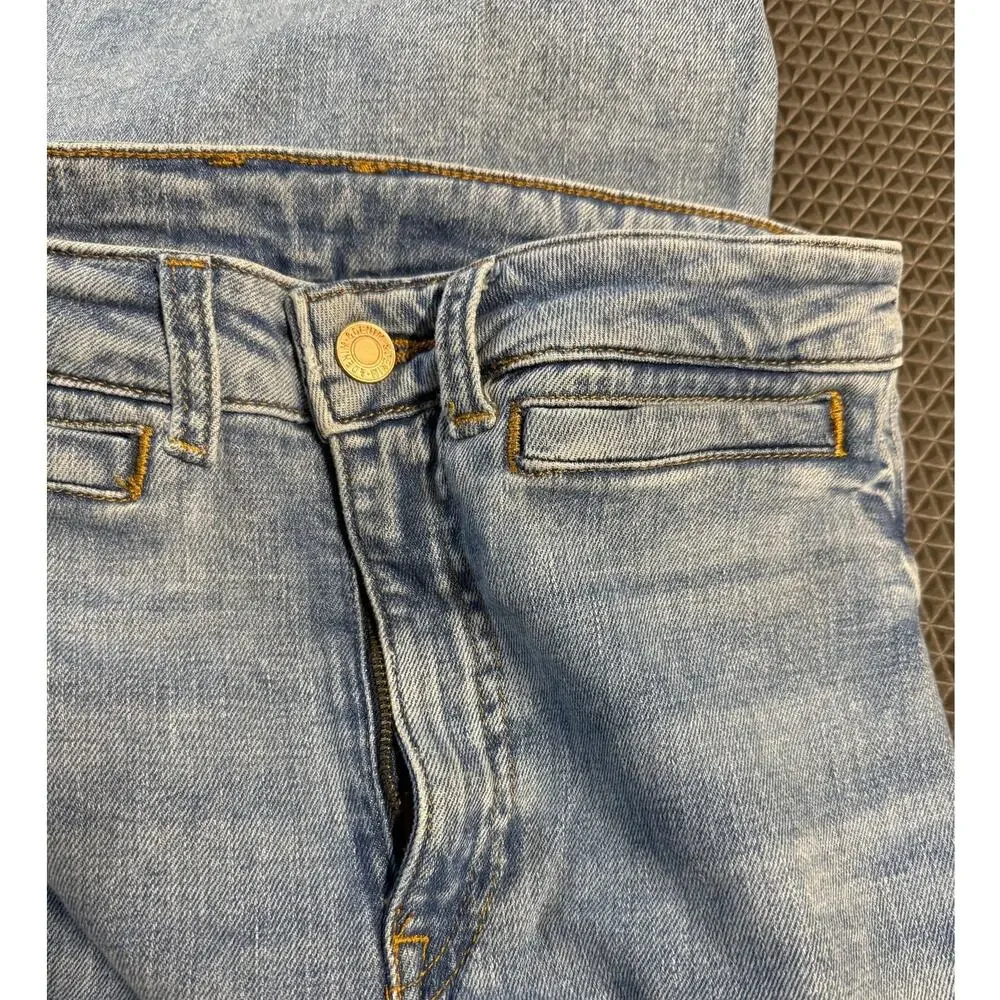 h&m jupe high waist culotte denim jeans womens size 4